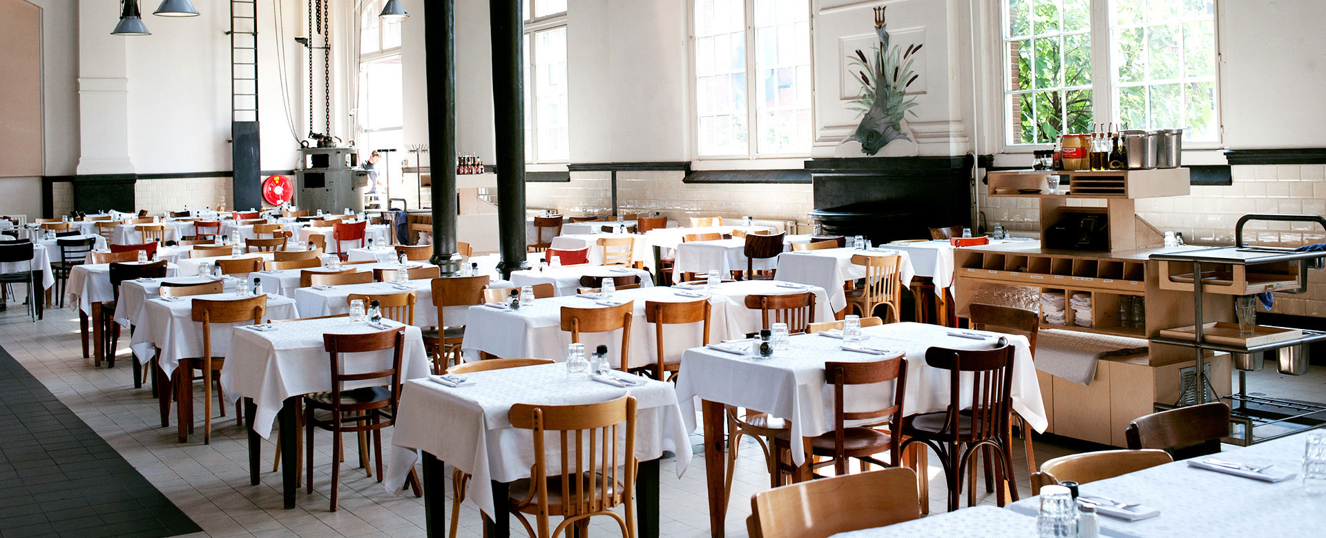 Café-Restaurant Amsterdam, het machinepompgebouw